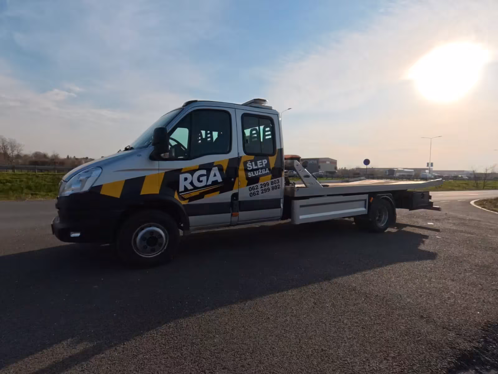 RGA towing vehicle ready for an intervention